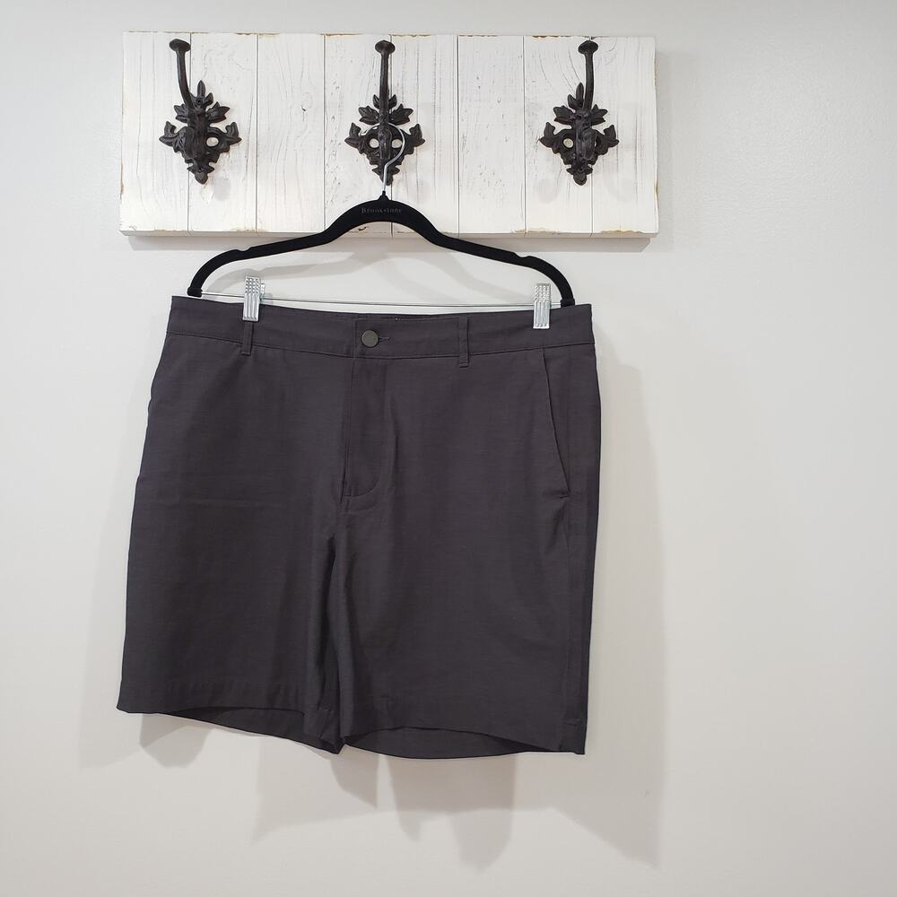 Faherty All Day Shorts 7” Mountain Coal Dark Gray Size 35